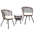 Outdoor Patio Table & Chairs - Brown