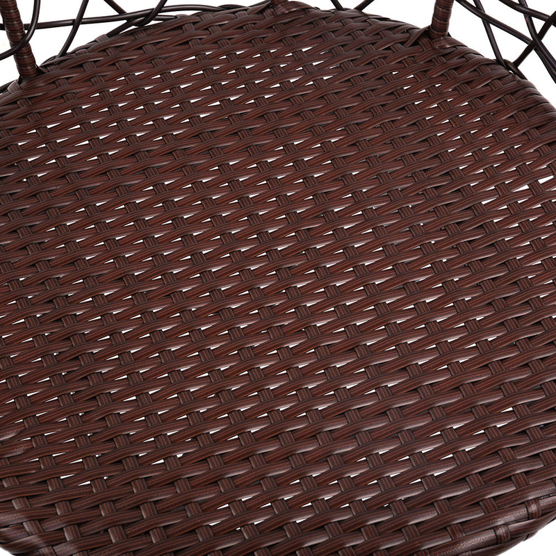 Outdoor Patio Table & Chairs - Brown