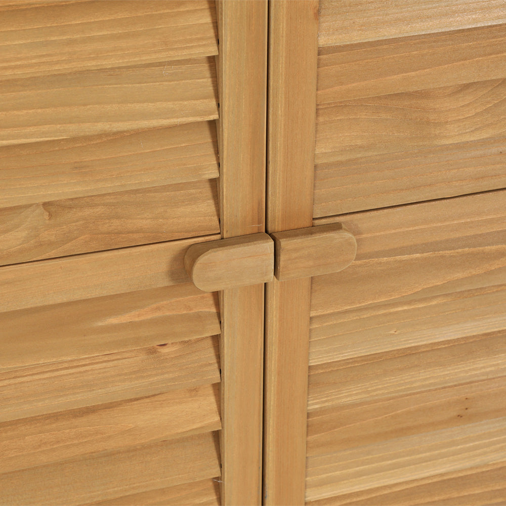 Wooden Outdoor Storage Cabinet Box With Steel Table Top