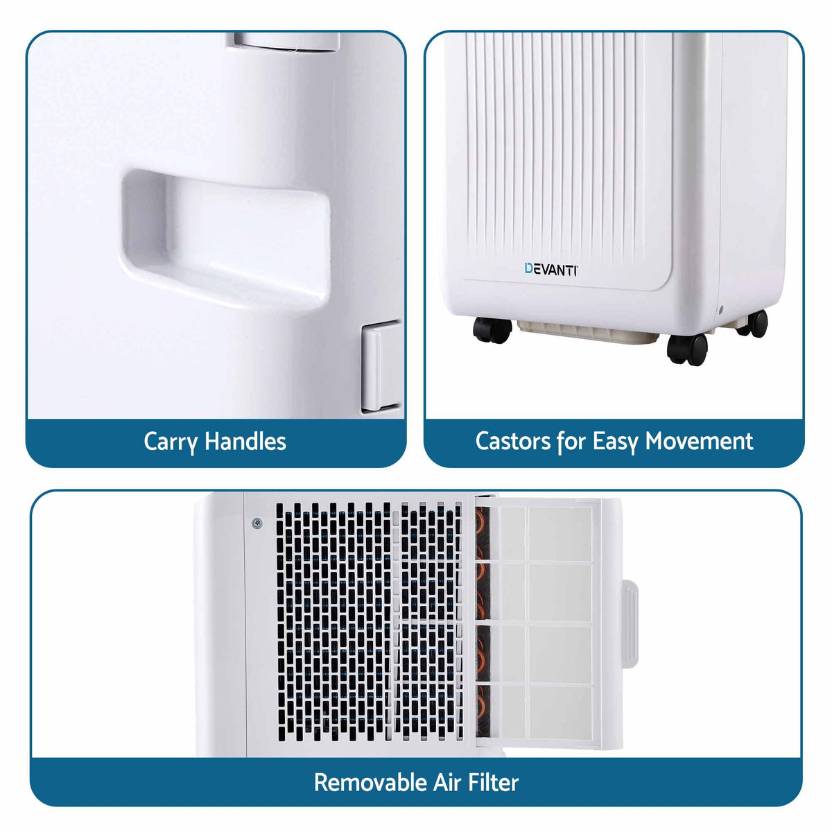 Portable Air Conditioner 5000 BTU 3-in-1 with Remote Control