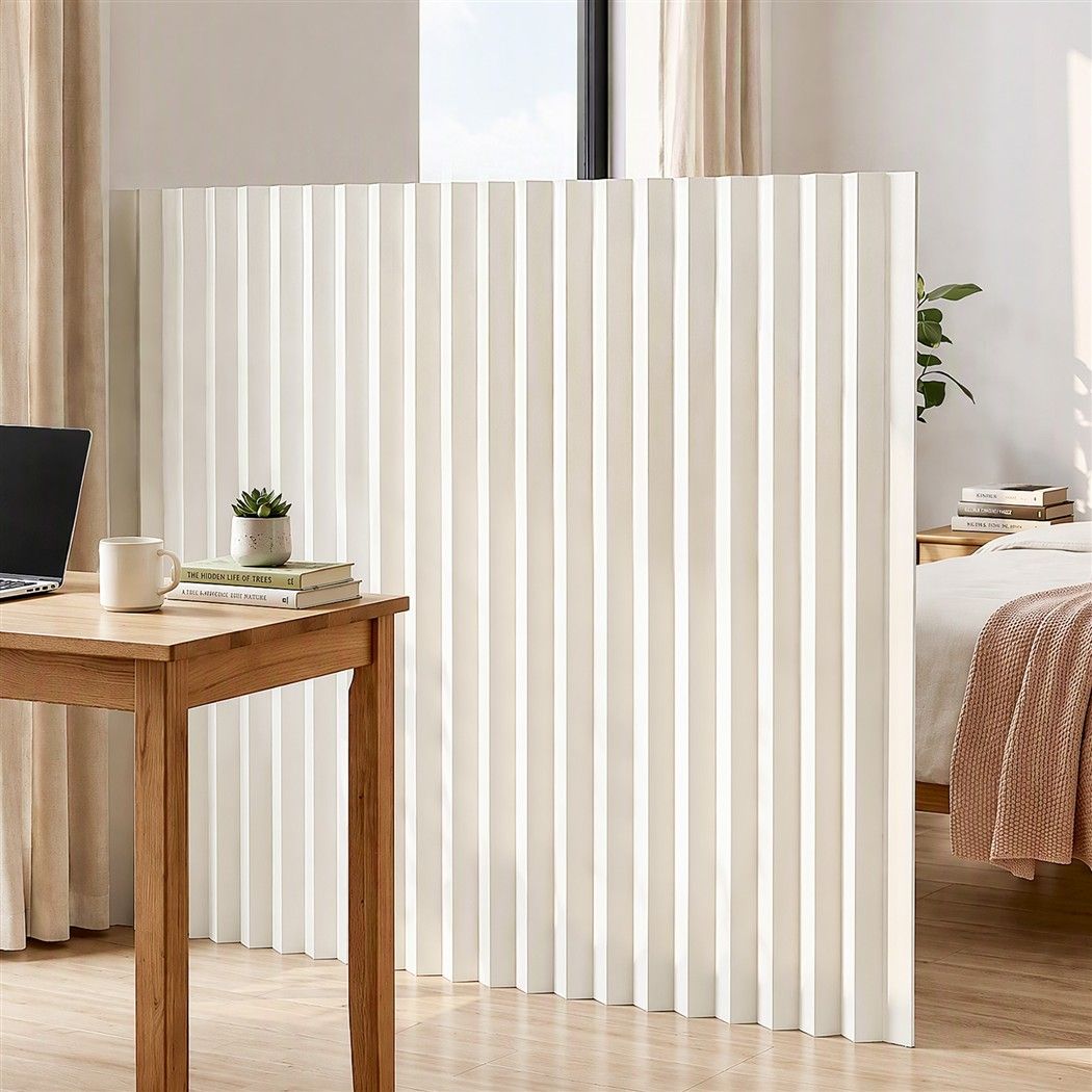 Artiss Paper Room Divider Folding Partition Screen Honeycomb Privacy Screen Freestanding 150cm White