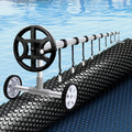 Pool Cover 600 Micron 6.5x3m w/ Roller 4m Swimming Pools Black Solar Blanket