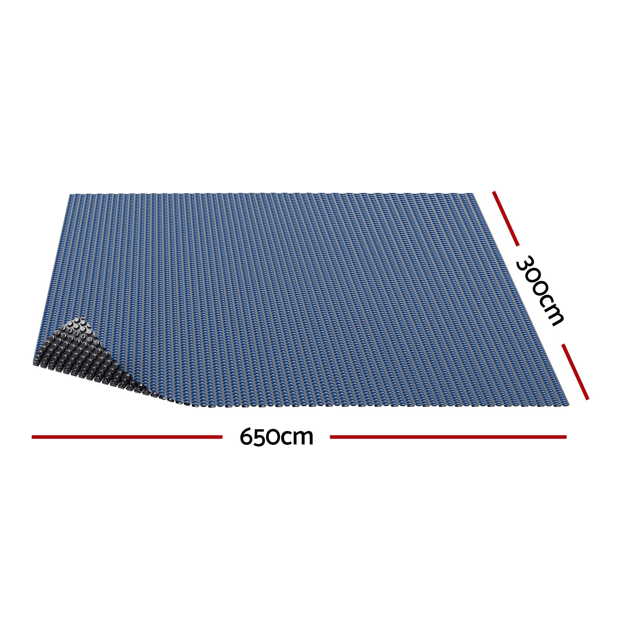 Pool Cover 500 Micron 6.5x3m Swimming Pool Solar Blanket Blue Black