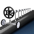 Pool Cover 500 Micron 6.5x3m w/ Roller 4m Swimming Pools Black Solar Blanket