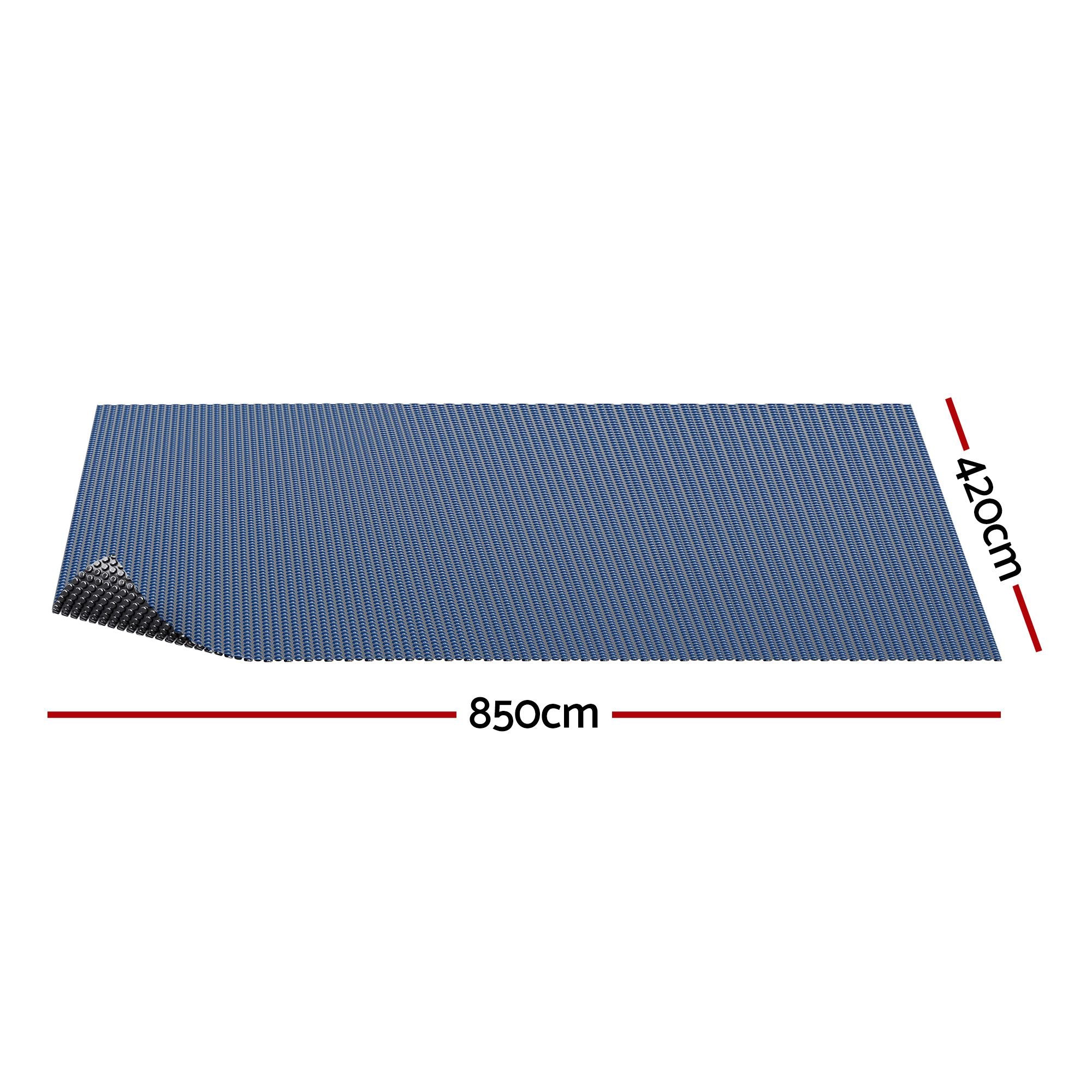 Pool Cover 500 Micron 8.5x4.2m Swimming Pool Solar Blanket Blue Black