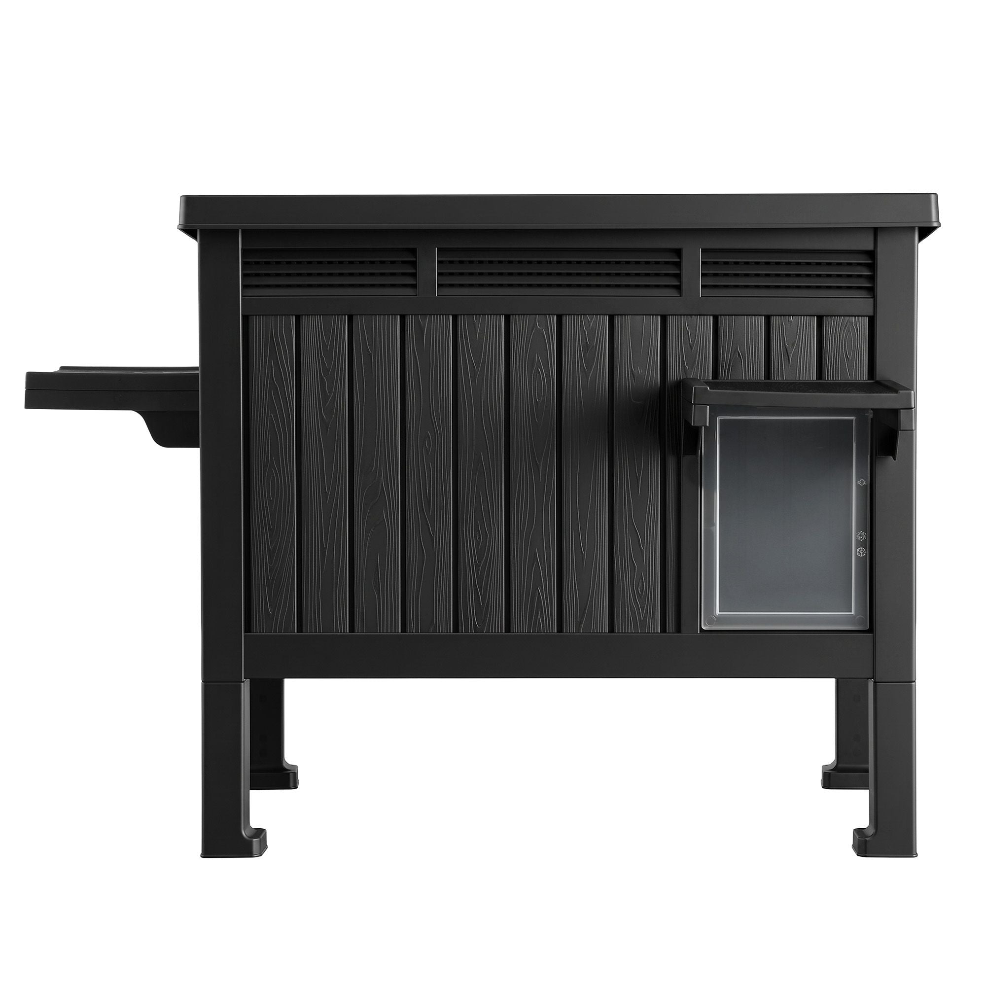 Outdoor Cat House Pet Kennel Enclosure Cat Shelter Condo Rabbit Hutch Black