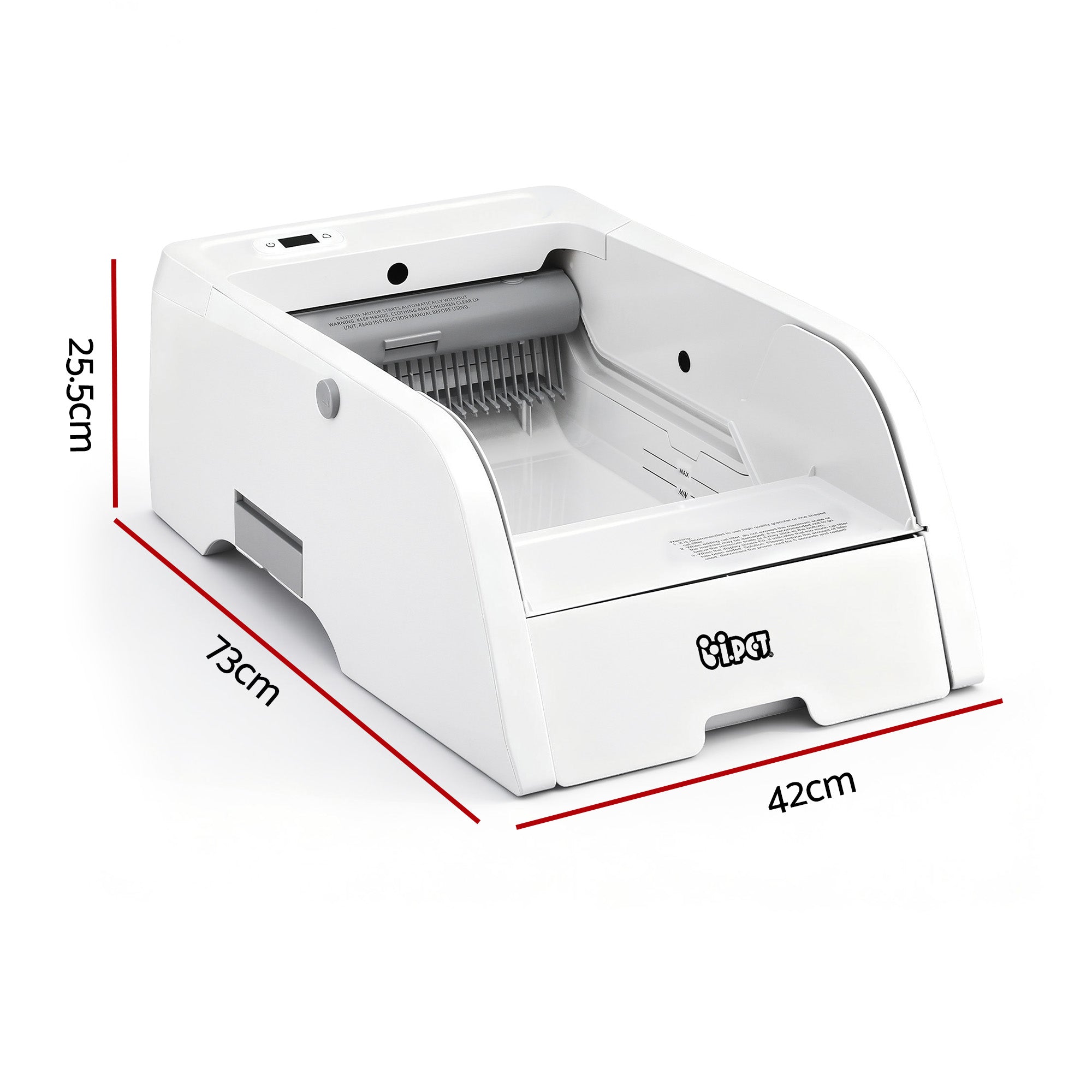 Automatic Self-Cleaning Cat Litter Box with App Control 5L Capacity - White