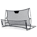 2.1m Portable Football Soccer Goal Net Rebounder for Sports Training - Black