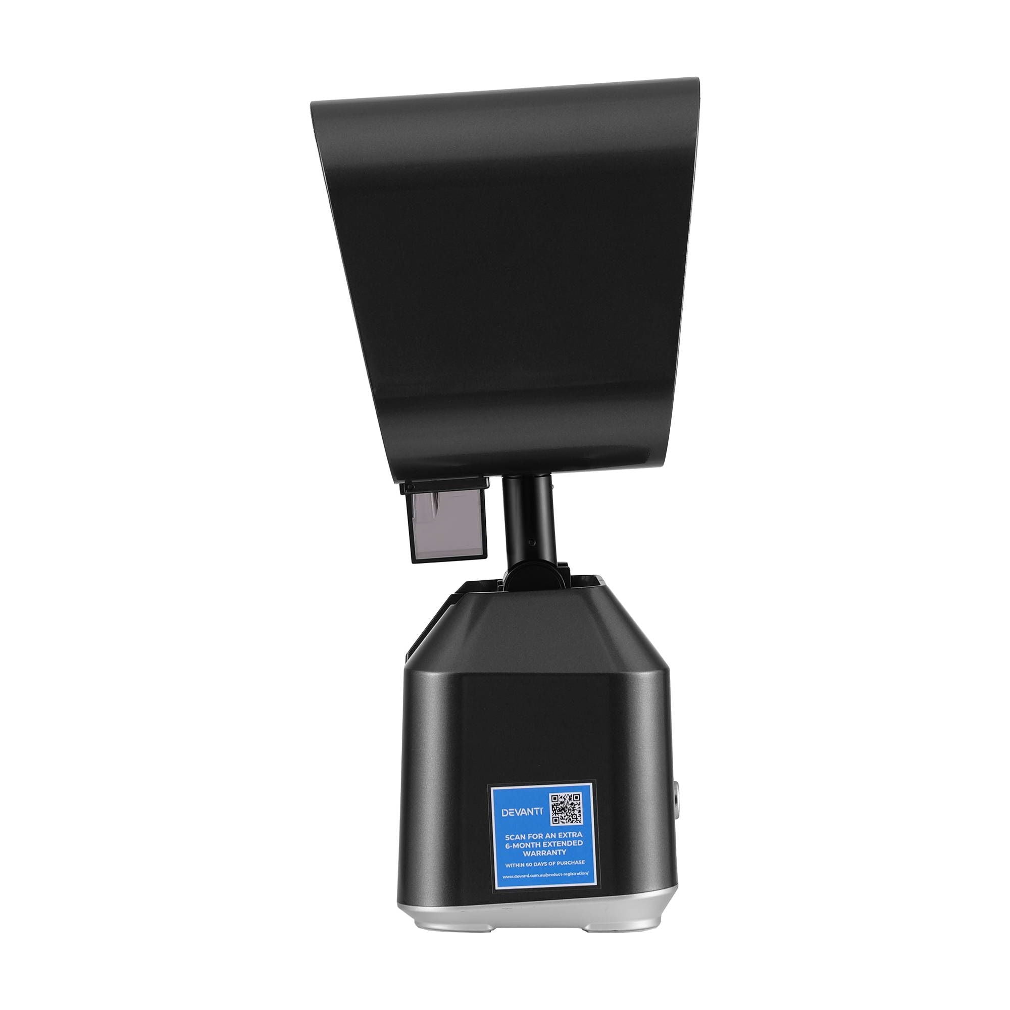 Portable Range Hood Desktop Exhaust Fan Adjustable Dual Filters Black