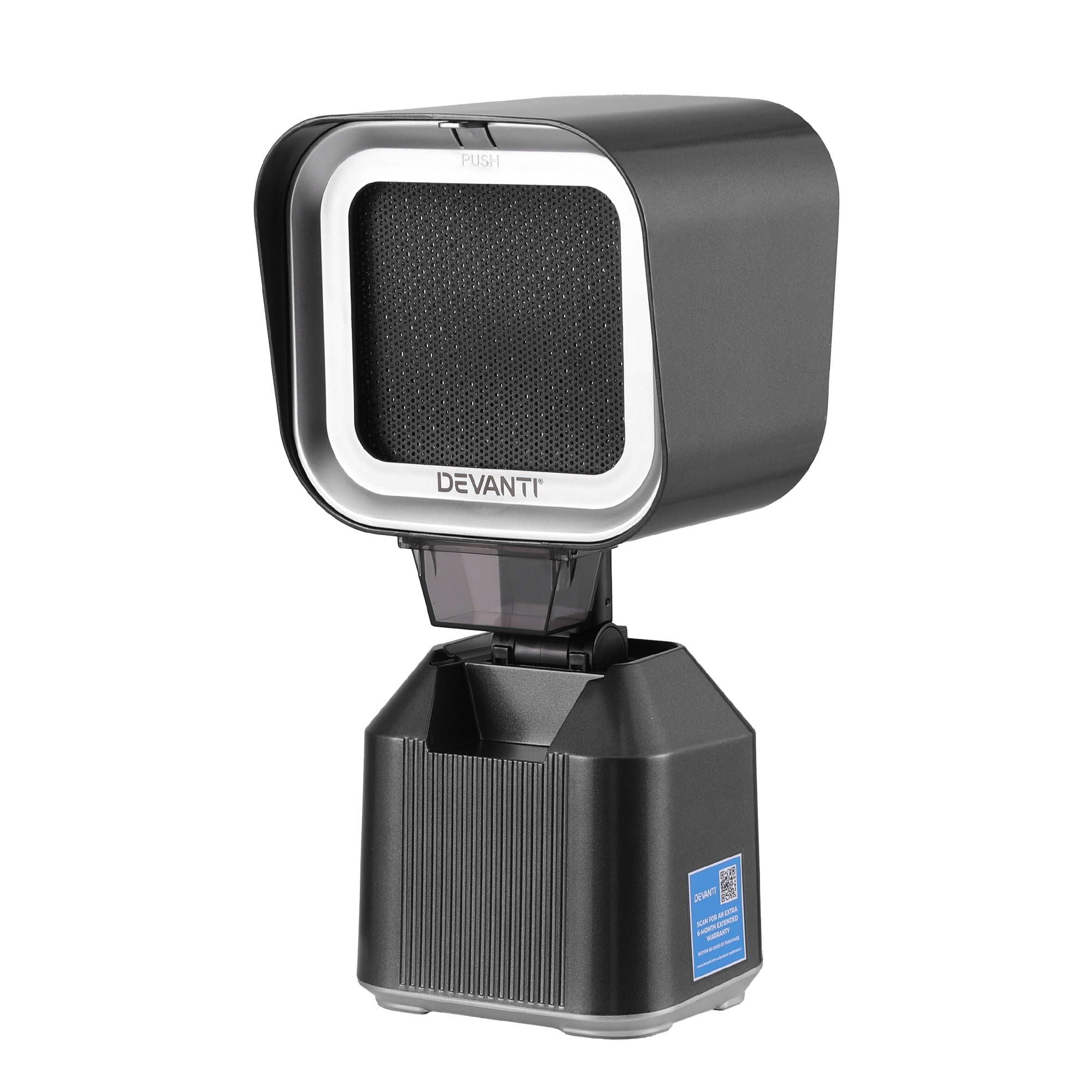 Portable Range Hood Desktop Exhaust Fan Adjustable Dual Filters Black