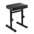 Piano Bench Adjustable Seat Heavy Duty H-Shape Piano Stool Black