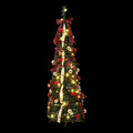 Pop Up Christmas Tree Pre Decorated Artificial Christmas Tree 160cm