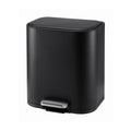 20L Steel Pedal Trash Bin with Soft Close Lid - Black