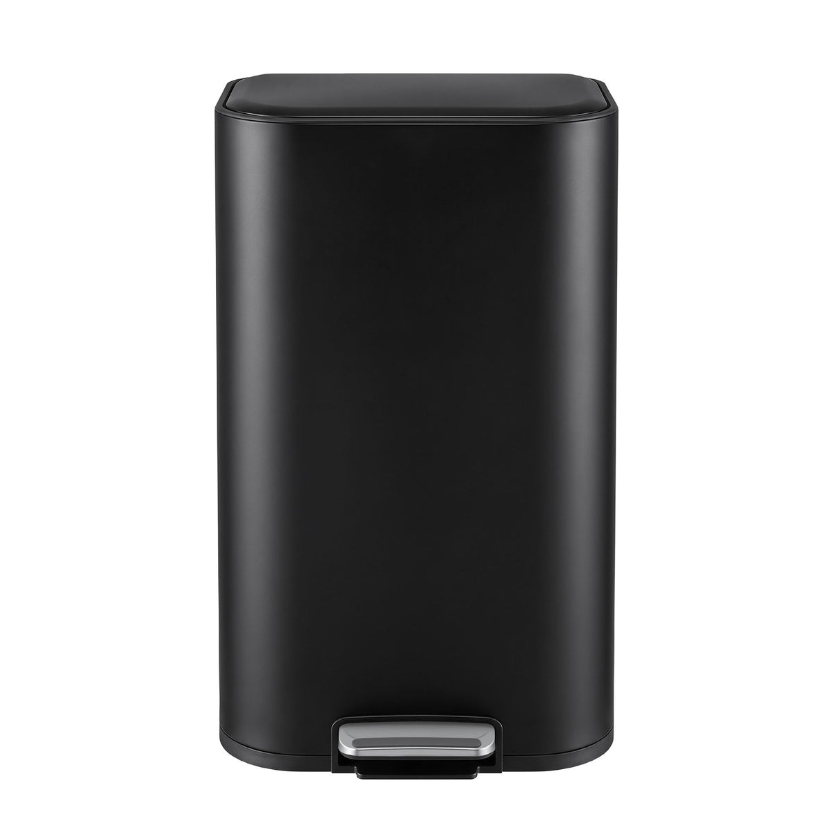 30L Pedal Rubbish Bin with Soft Close Lid - Black