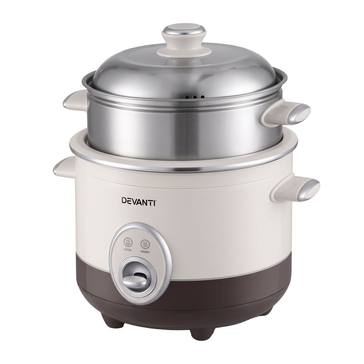 3L Multi Cooker with Steamer and 6 Cup Rice Capacity