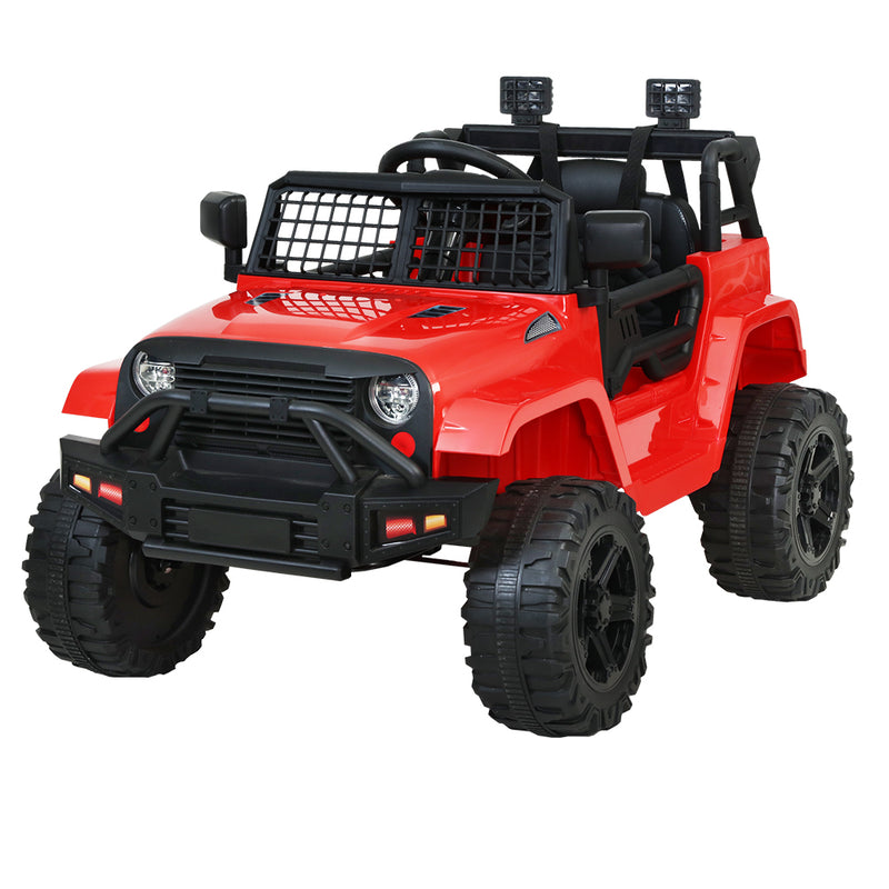 Kids Ride On Car Electric 12V Car Toys Jeep Battery Remote Control Red