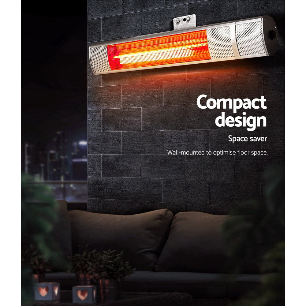 Electric Infrared Strip Heater Radiant Heaters Reamote control 2000W