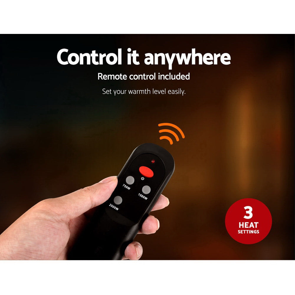 Electric Infrared Strip Heater Radiant Heaters Reamote control 2000W