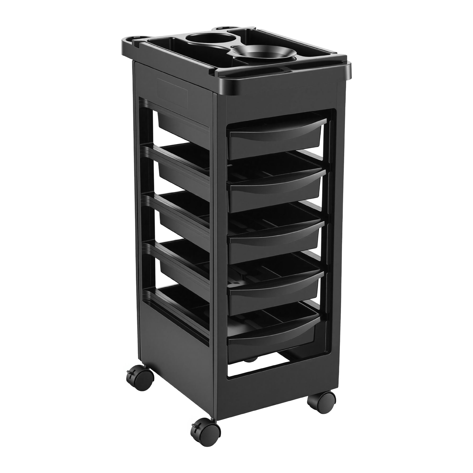6-Tier Salon Trolley Cart on Wheels Barber Mobile Hairdressing Cart