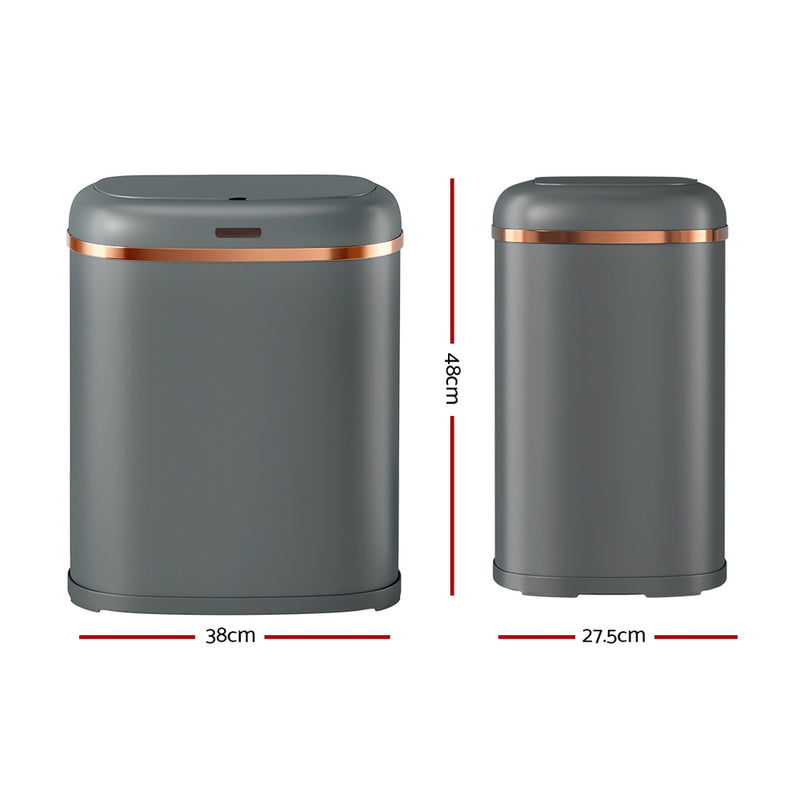 38L Motion Sensor Bin Grey