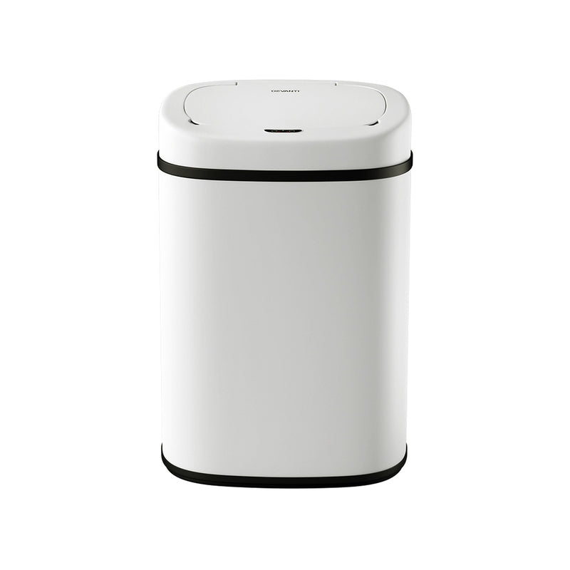 82L Motion Sensor Bin Rubbish Waste Automatic Trash Can Kitchen White