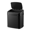 15L Motion Sensor Touchless Bin with Soft-Close Lid - Black