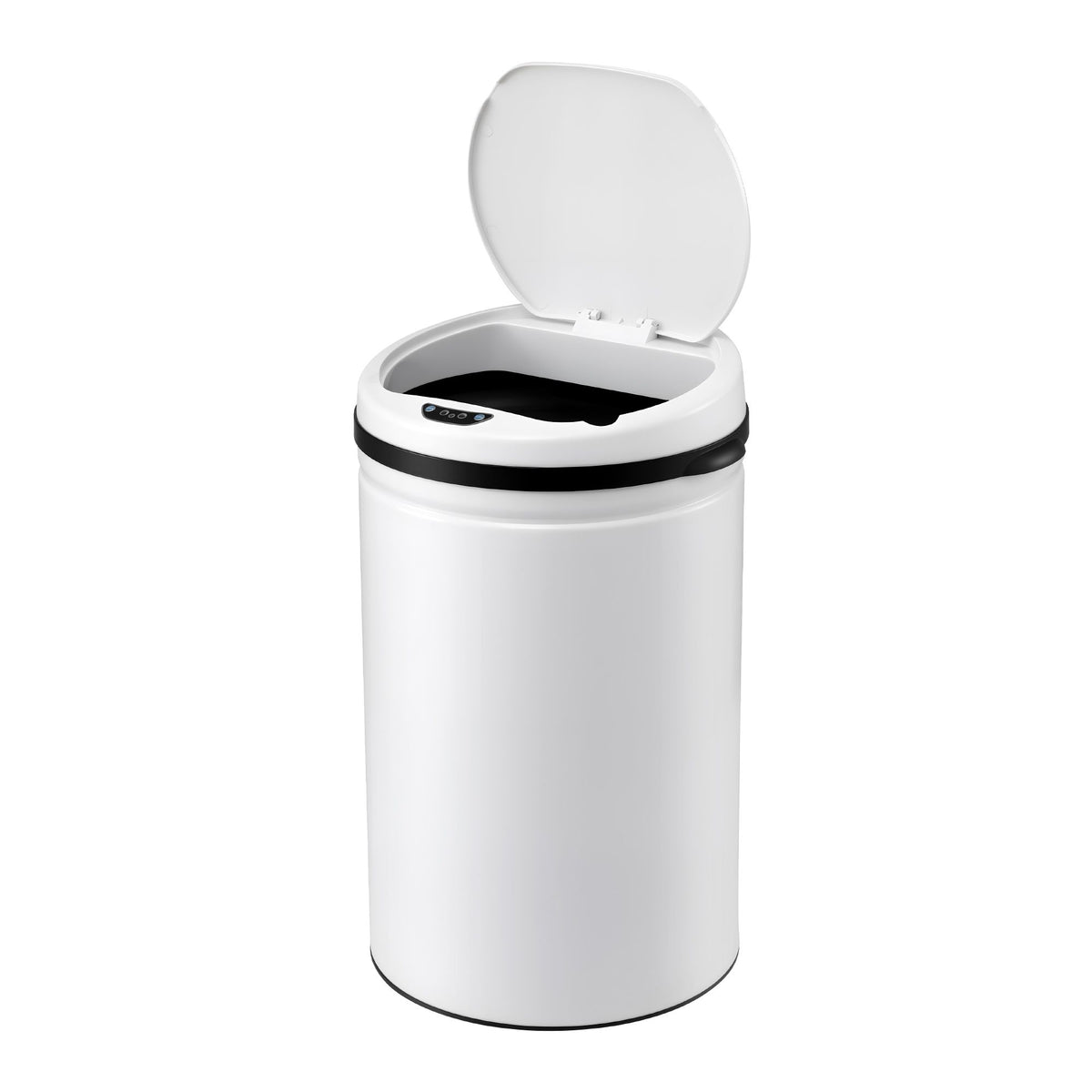 30L Automatic Sensor Bin with Touchless Operation and Soft-Closing Lid - White