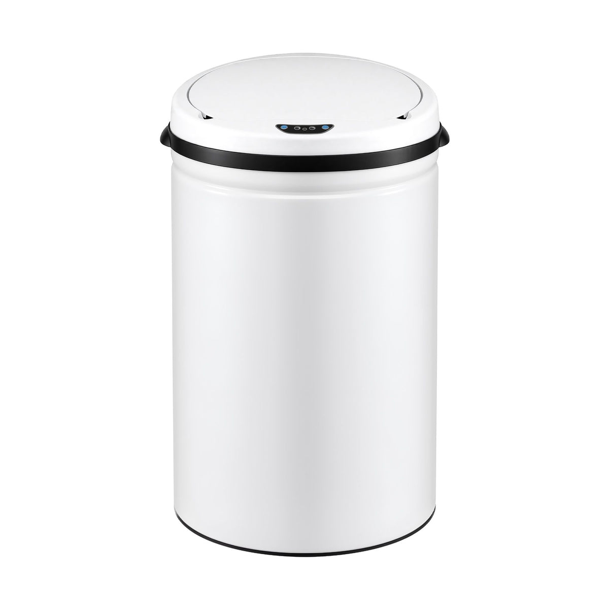 30L Automatic Sensor Bin with Touchless Operation and Soft-Closing Lid - White