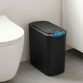 Automatic Motion Sensor Kitchen Trash Bin with Lid 11L Slim Touchless Garbage Can with Liner Holder - Black
