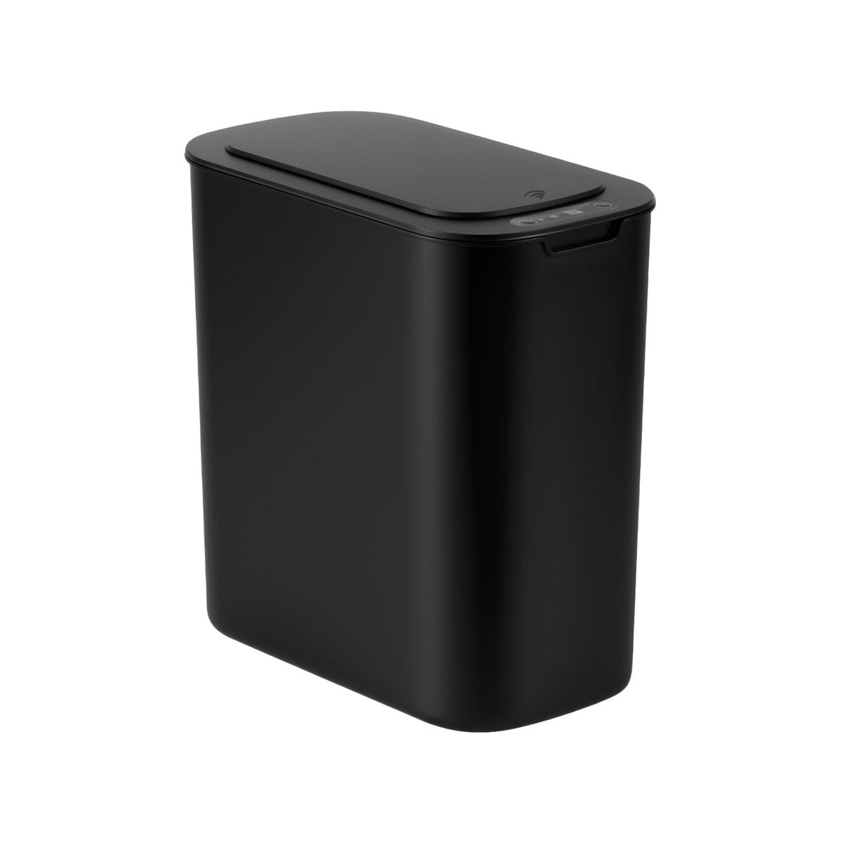 Automatic Motion Sensor Kitchen Trash Bin with Lid 11L Slim Touchless Garbage Can with Liner Holder - Black