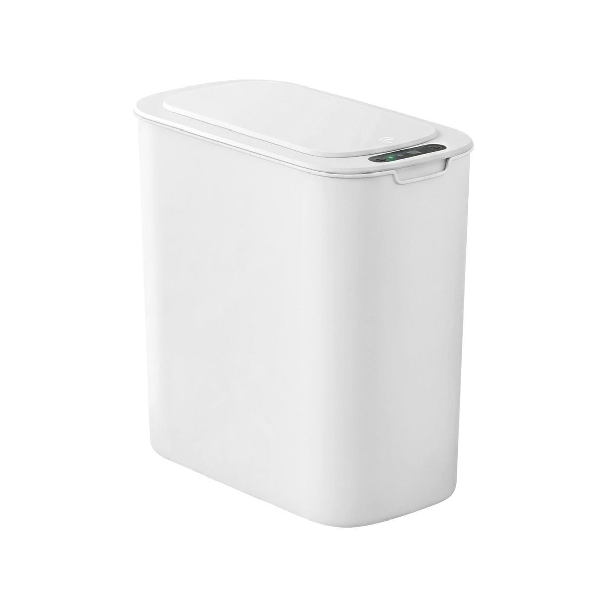 Automatic Touchless 11L Motion Sensor Kitchen Trash Bin with Lid and Liner Holder - White