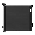 Retractable Gate Baby Gate Pet Safety Fence Extends up to 140cm Black