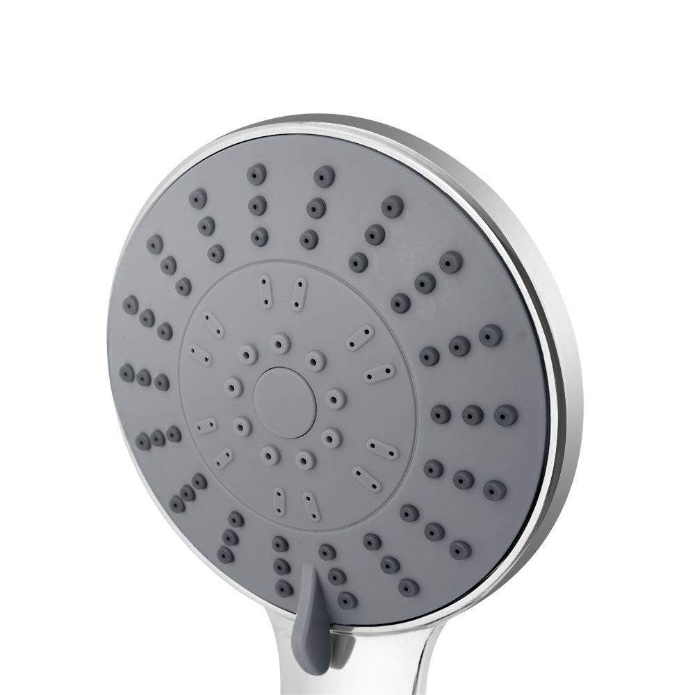 Handheld Shower Head 4.5Inch High Pressure 5 Modes Poweful Round Chrome