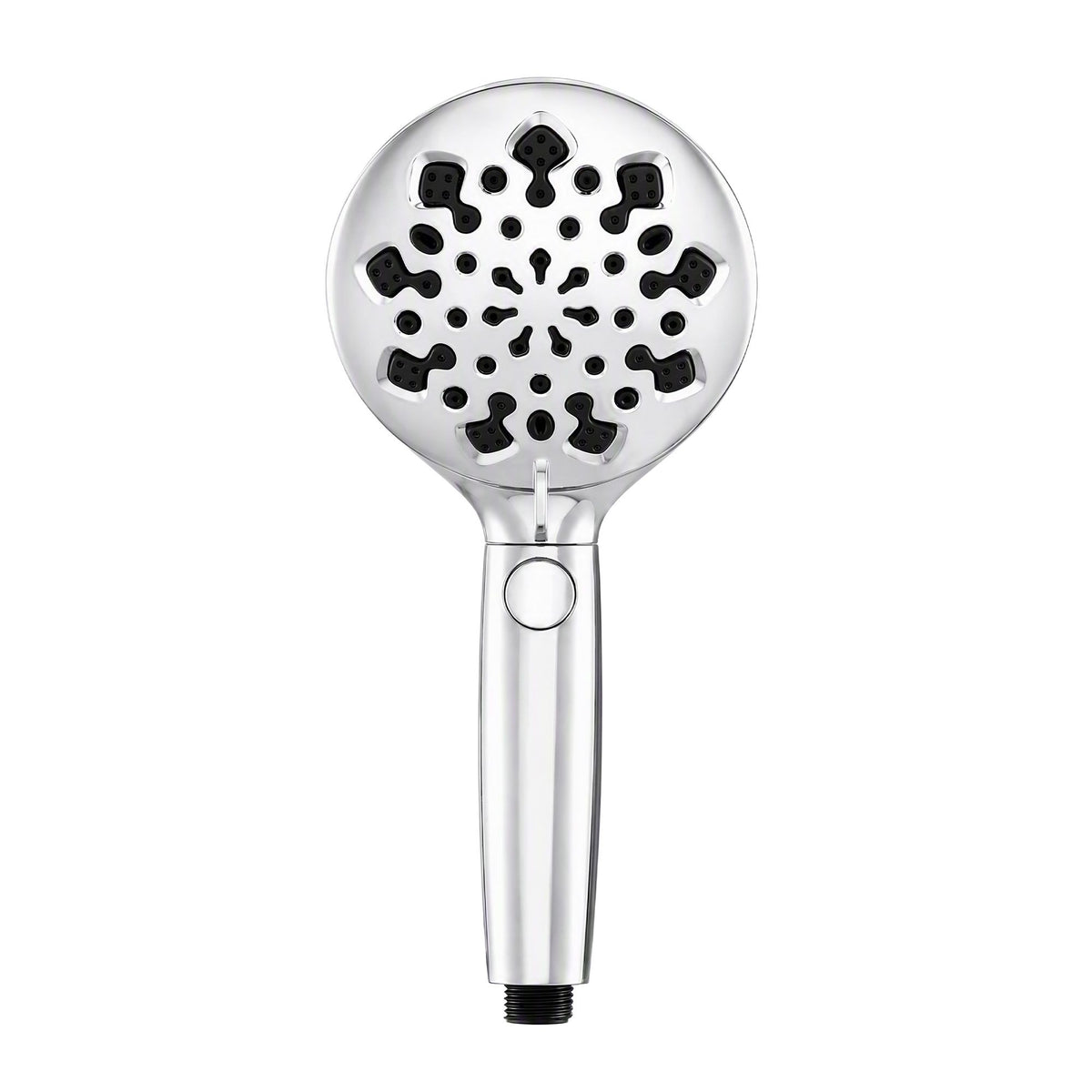 High Pressure Shower Head 9 Settings with One-Hand Control & Anti-Clog TPR Nozzles, 4.7in Face Removes Chlorine