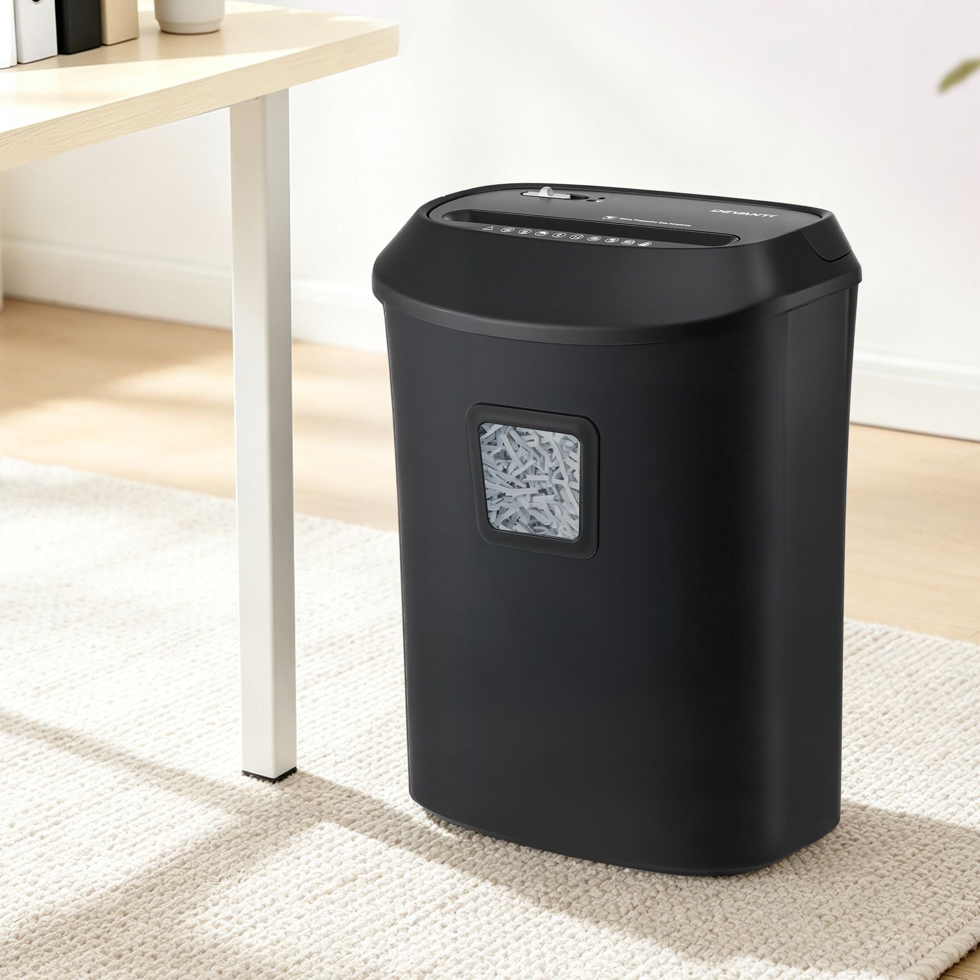 25L Paper Shredder 14 Sheet P4 Cross Cut for Home Office