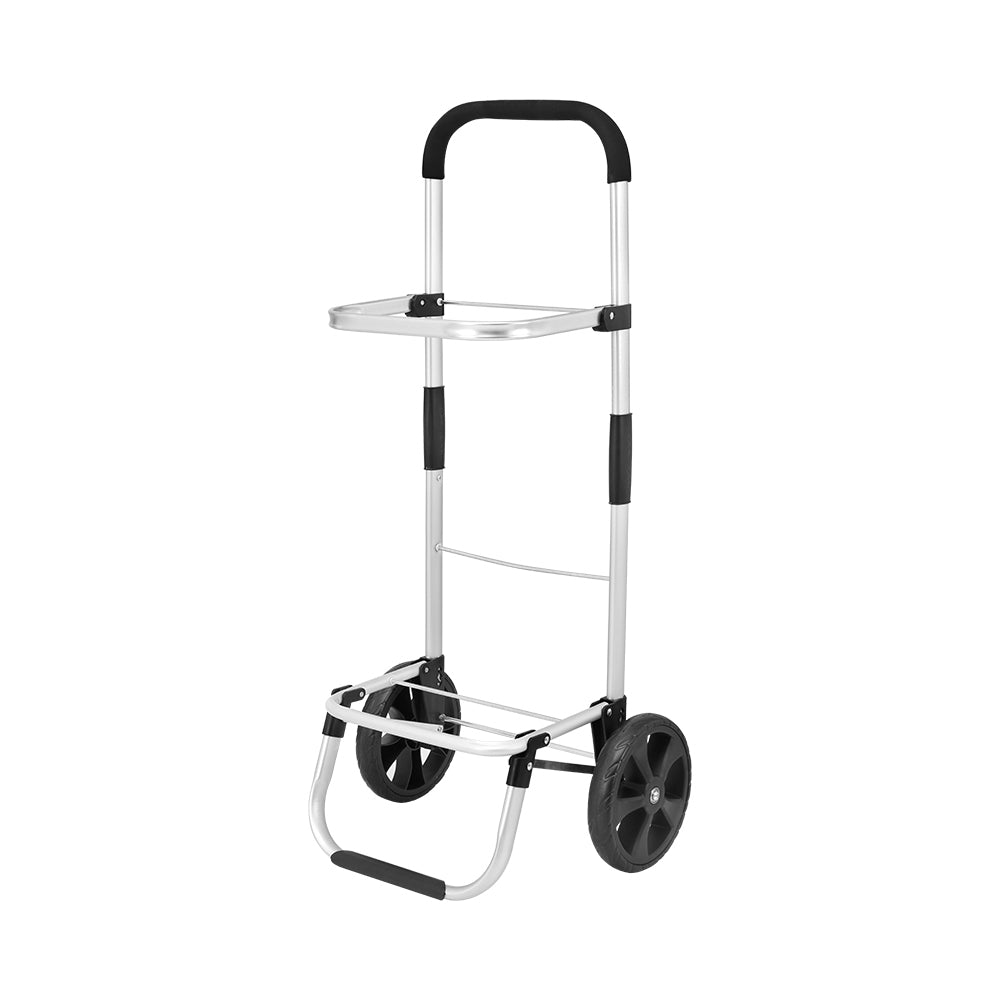 Foldable Shopping Cart Trolley Grocery Storage Portable Aluminum 45KG