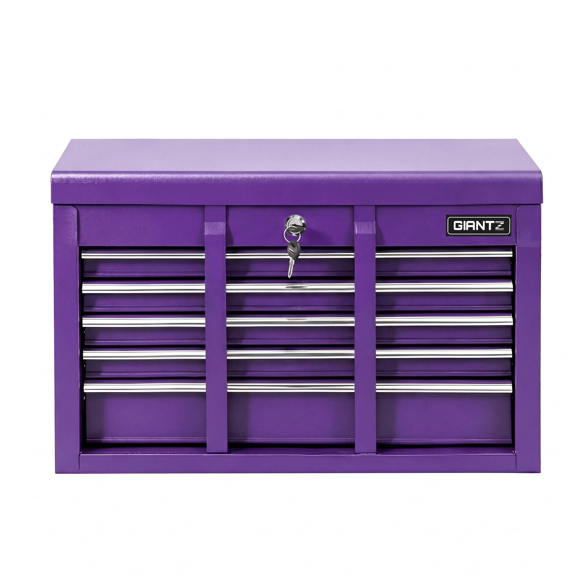 9-Drawer Tool Cabinet Chest Toolbox Heavy Duty Garage Storage Organiser Purple