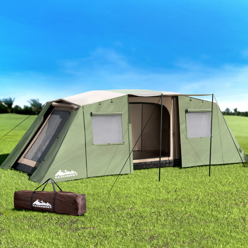 Camping Tent 10 Person Instant Up Tents Outdoor Family Hiking 3 Rooms