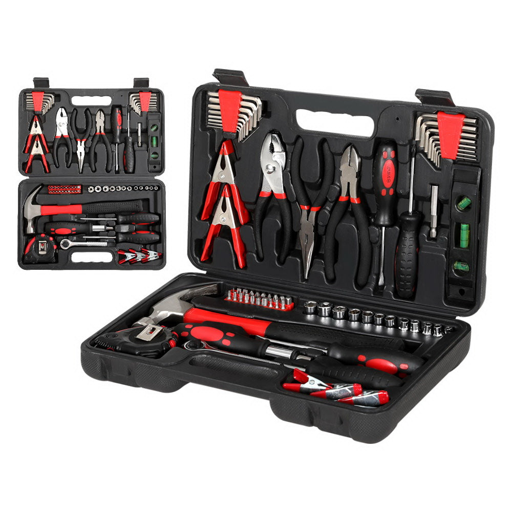 70-Piece Household Tool Kit Set with Hard Case - Black