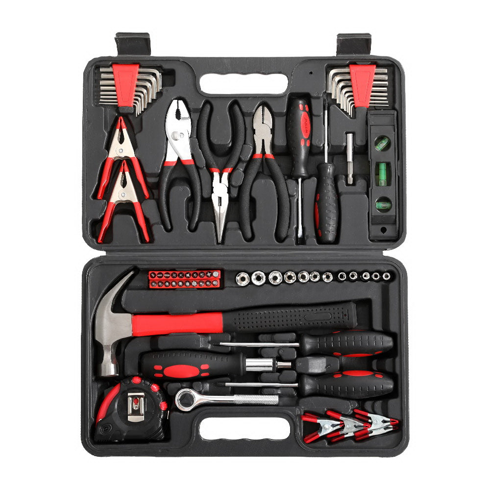 70-Piece Household Tool Kit Set with Hard Case - Black