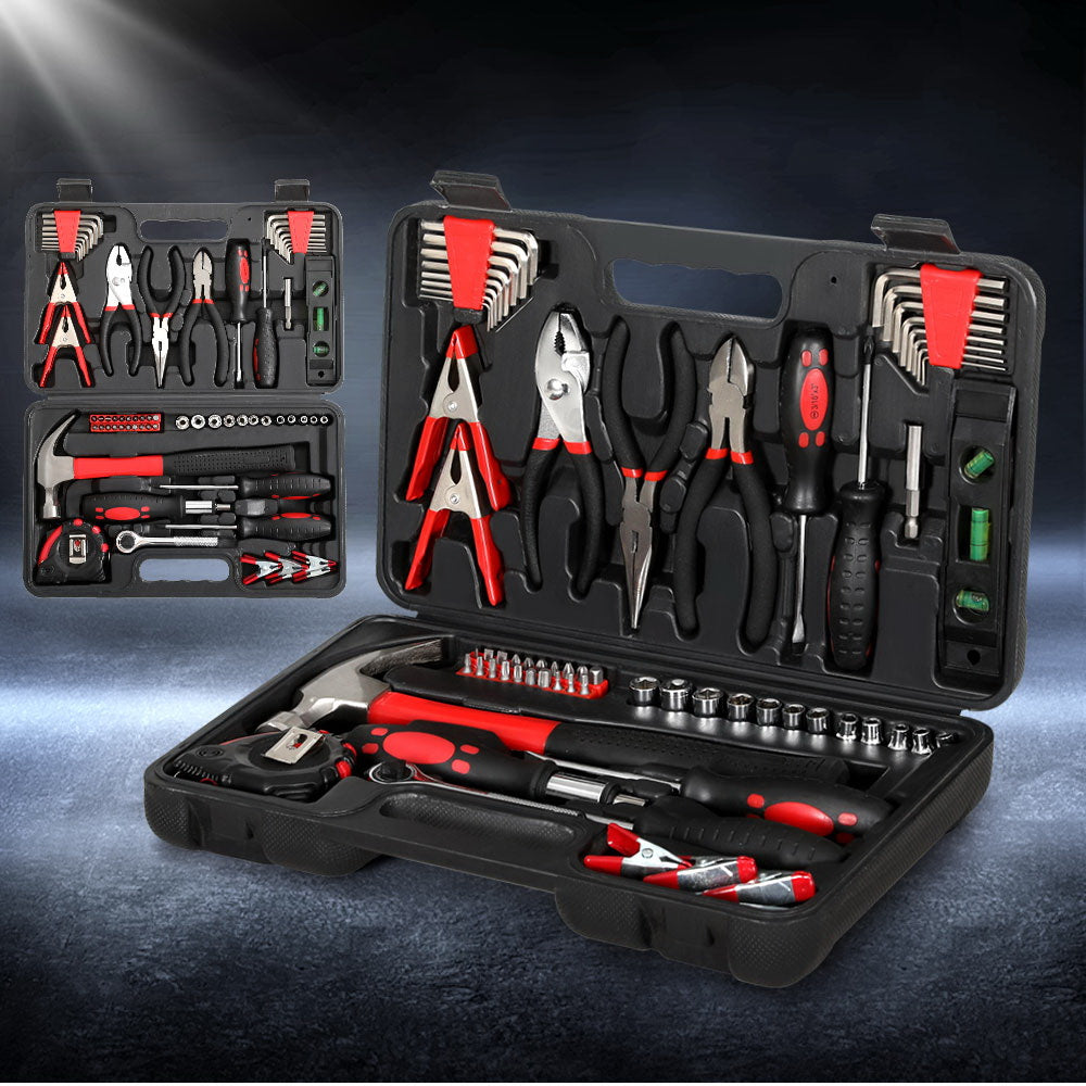 70-Piece Household Tool Kit Set with Hard Case - Black
