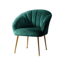 Accent Velvet Armchair Lounge Chair Green
