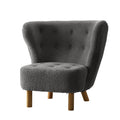 Felix Sherpa Accent Armchair - Charcoal