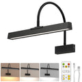 16 Inch Wireless Picture Frame Light with Remote, 3 CCT Dimmable Timer - Black