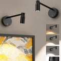 Zoomable Battery Operated Picture Light with Remote Control, CCT Dimmable Spotlight 2PCS - Metallic