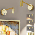 Dimmable Battery Operated Picture Light with Remote for Wall Art and Paintings - Gold