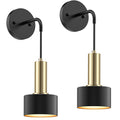 Battery Operated Dimmable RGB Wall Sconce Set of 2 with Remote - Indoor