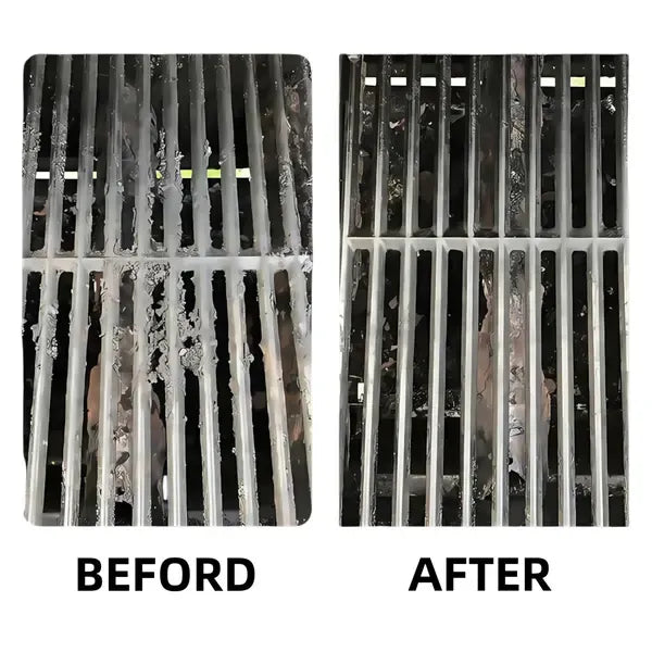 2 Pack Double-Sided 3-in-1 Grill Brush and Scraper Set for Gas and Charcoal Grills
