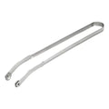 38 cm Stainless Steel BBQ Sausage Turning Tongs with Long Handle for Grilling - Silver