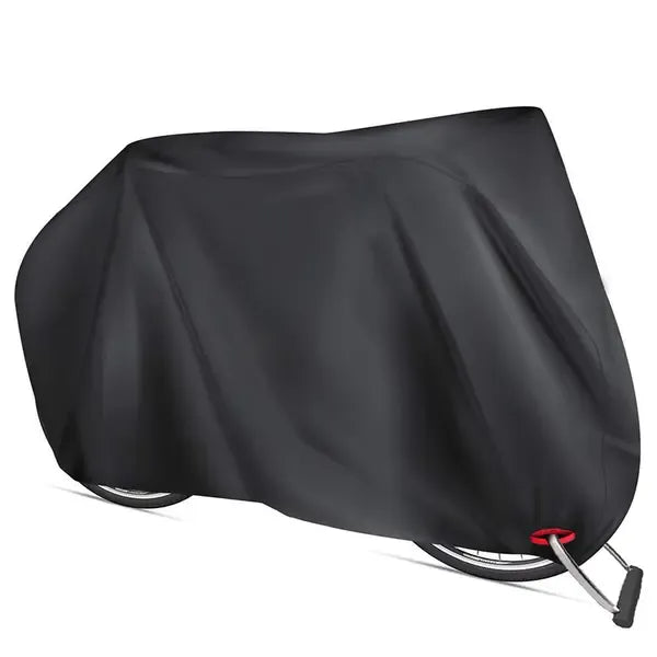 210D Oxford Waterproof Bike Cover with PU Coating for Bicycles, E-Scooters & Small Motorcycles 200x70x110cm - Black